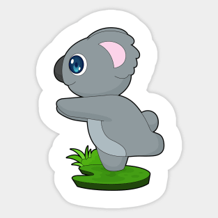 Koala Yoga Fitness Gymnastics Sticker